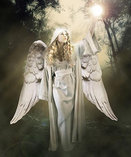 Коллаж «Божественный ангел»