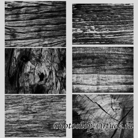 Кисти «Текстура дерева»